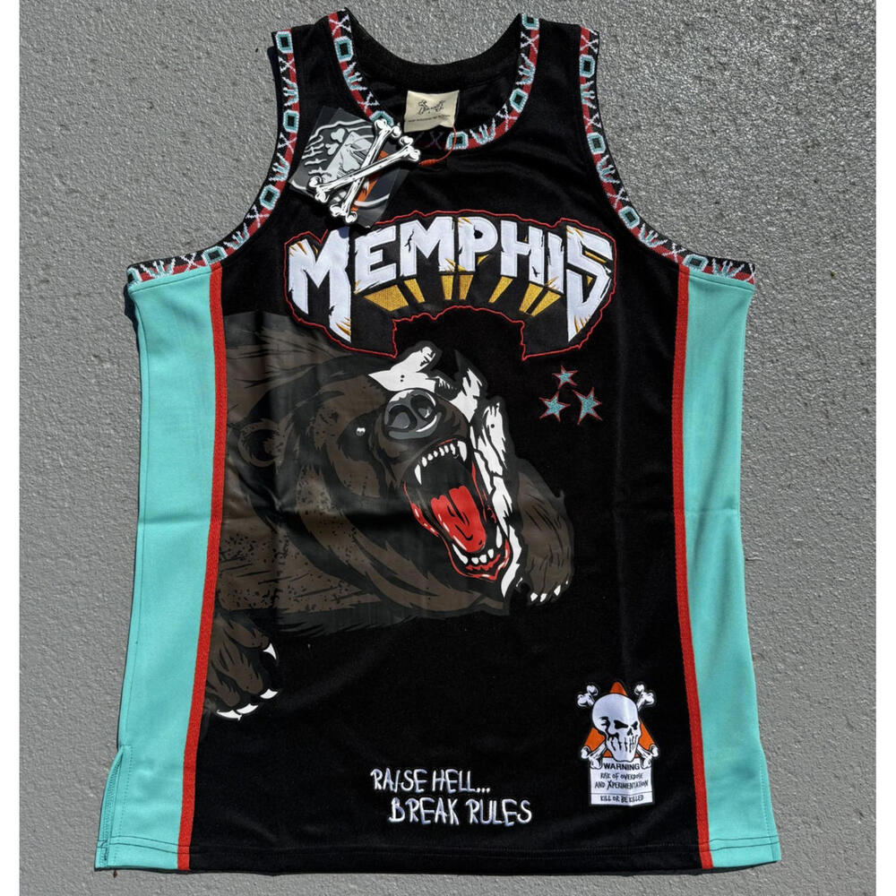 Men's NBA Memphis Grizzlies Ja Morant Jersey Brand Black Size Large